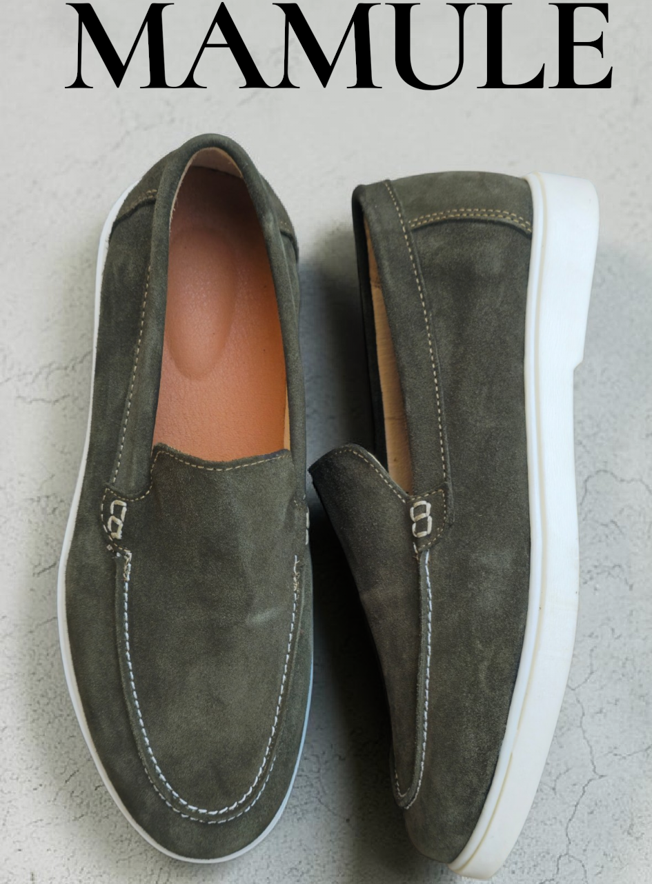 loafers Bottiglia Cuir Daim