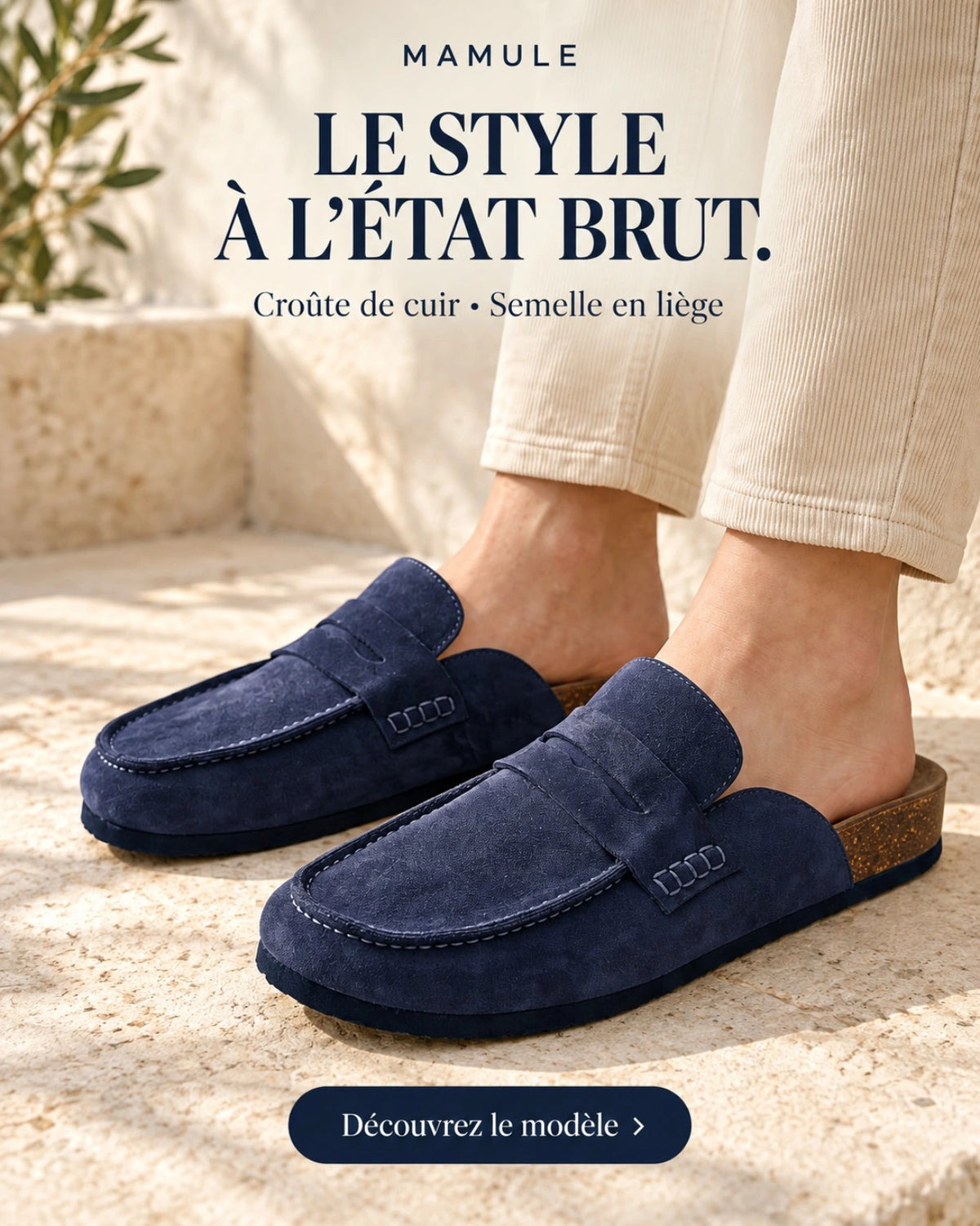 Visuel MAMULE Avern Deep Navy : le style à l’état brut
