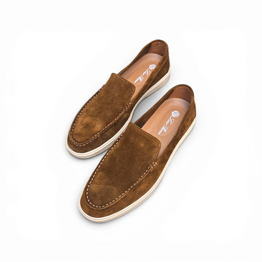 Loafers Tobacco Cuir Daim