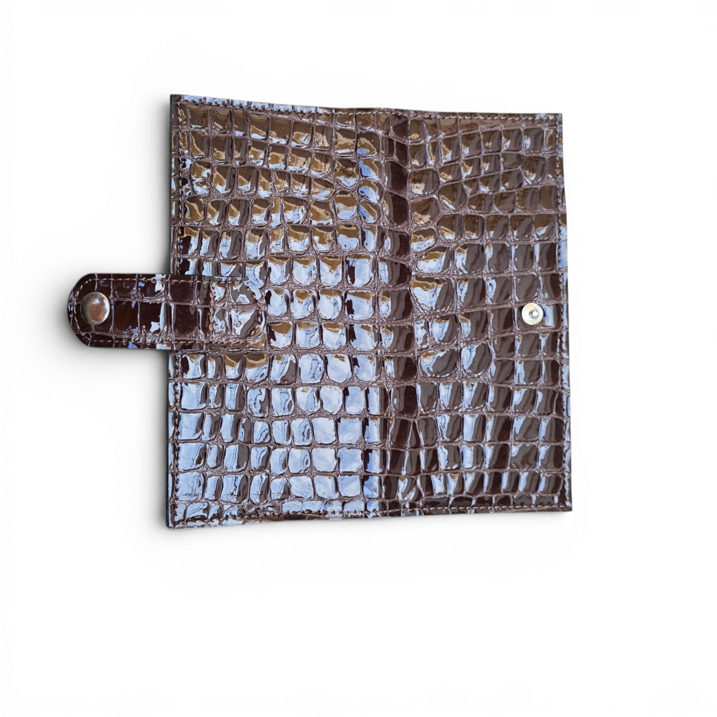 Pochette Croco Cacao