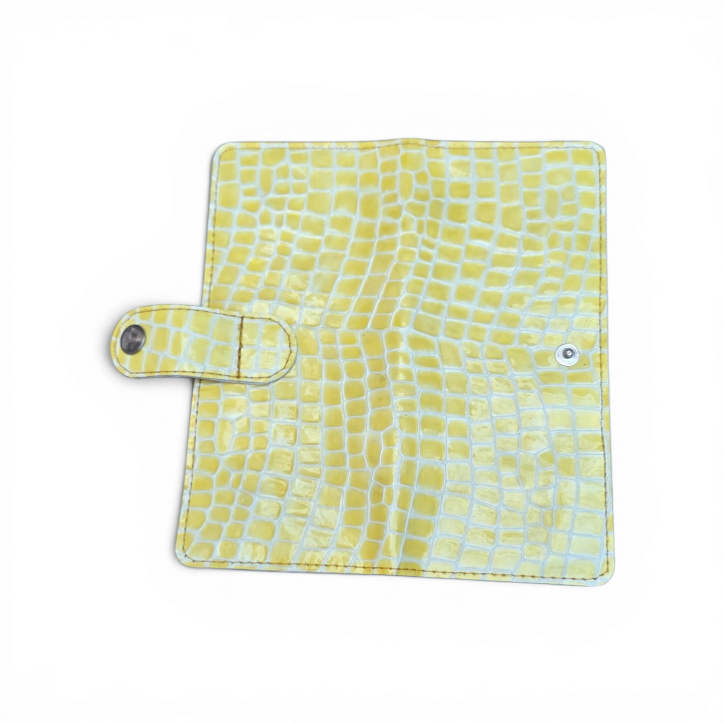 Pochette Croco Jaune