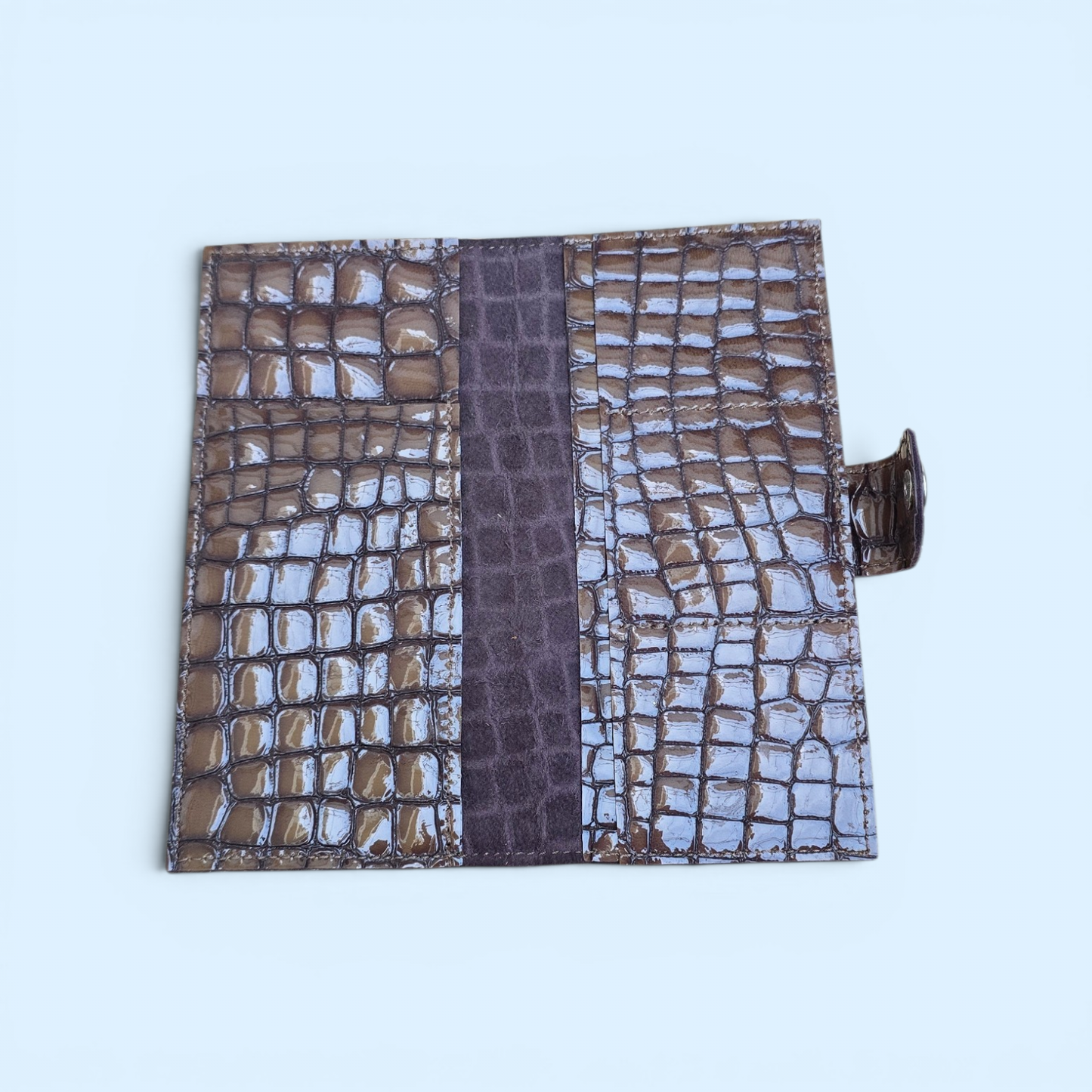 Pochette Croco Moka