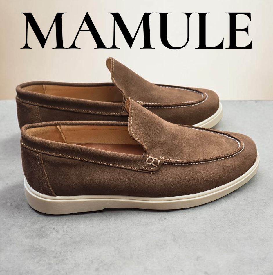Loafers Noisette Cuir Daim