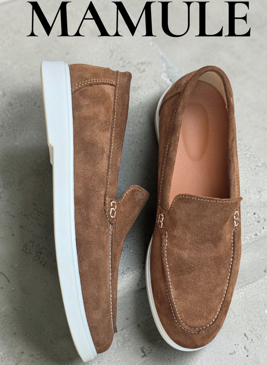loafers Mocca Cuir Daim