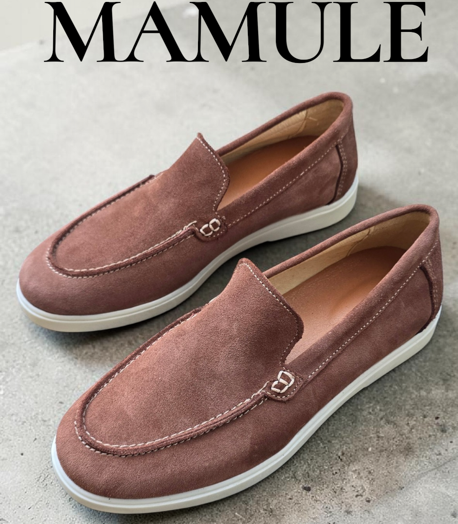 loafers Taupe Cuir Daim
