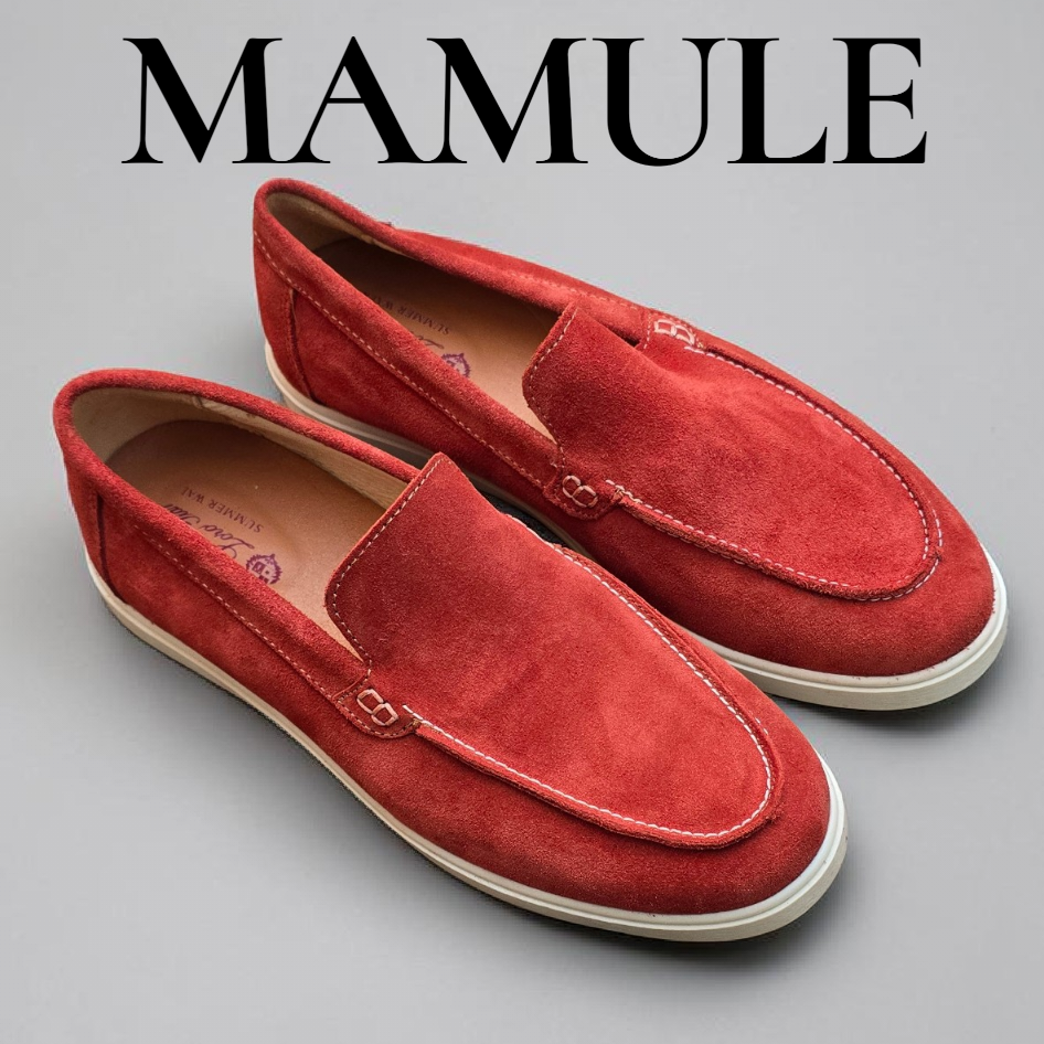 Loafers Terracotta Cuir Daim