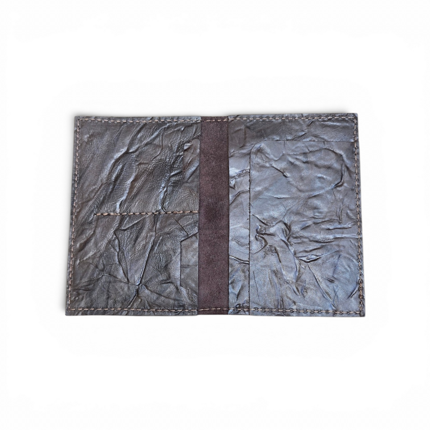 Porte-cartes Froissé Chocolat