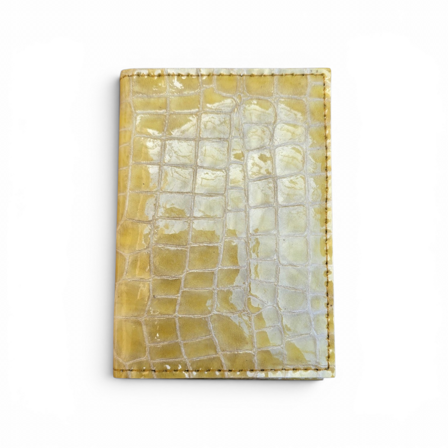 Porte-cartes Croco Jaune