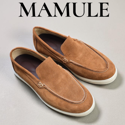 Loafers Havane Cuir Daim