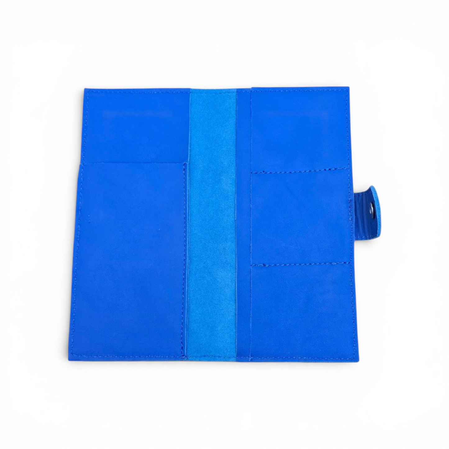 Pochette Cuir Cobalt