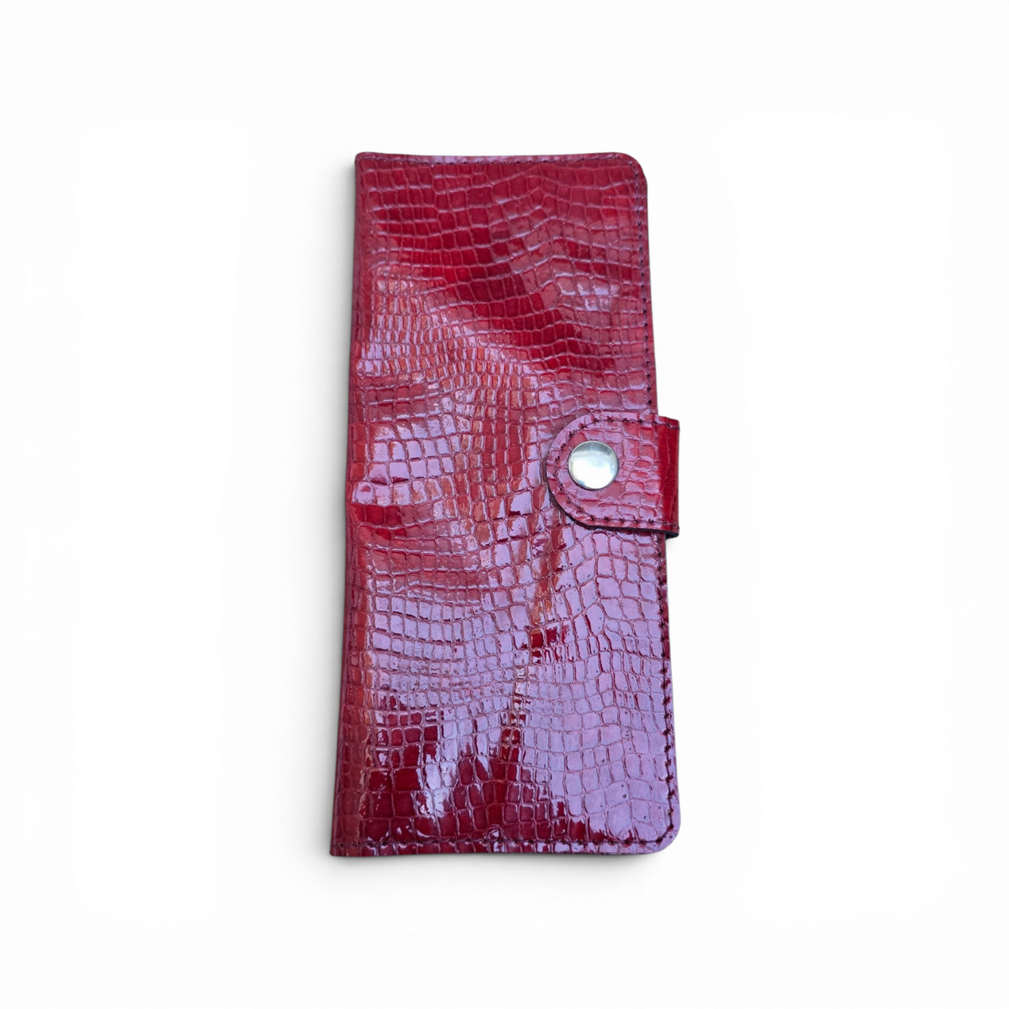 Pochette Croco Rouge