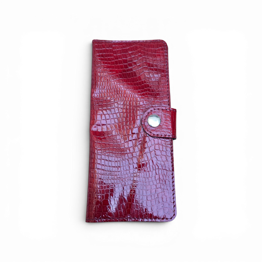 Pochette Croco Rouge