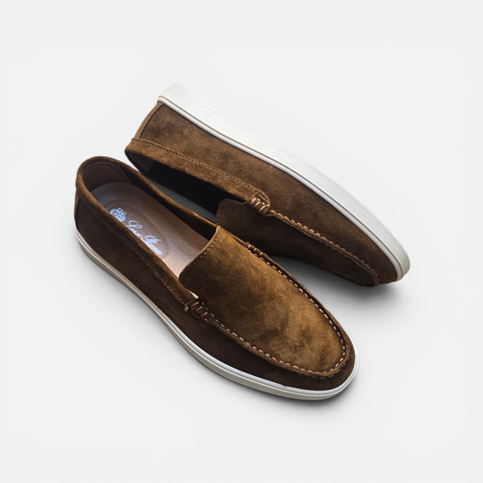 Loafers Tobacco Cuir Daim