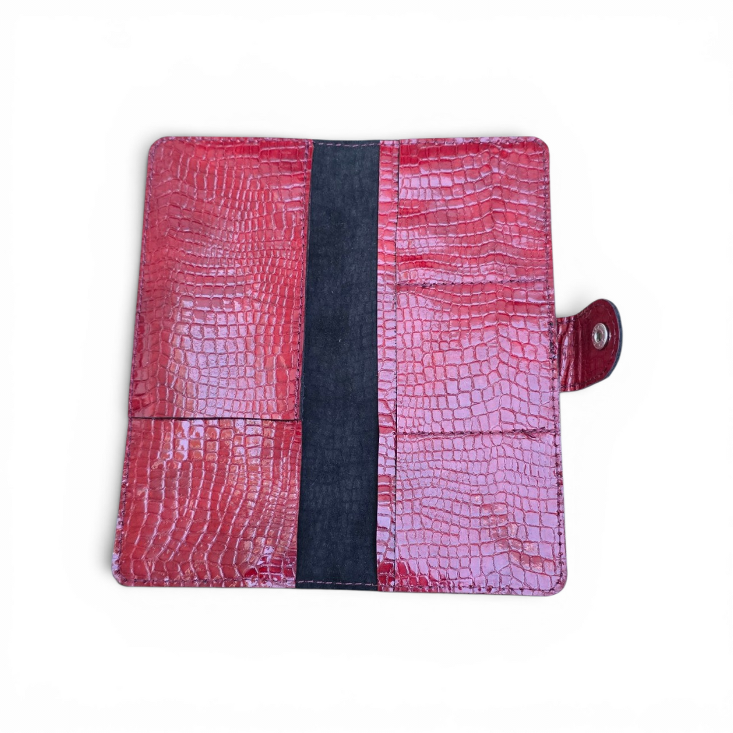 Pochette Croco Rouge