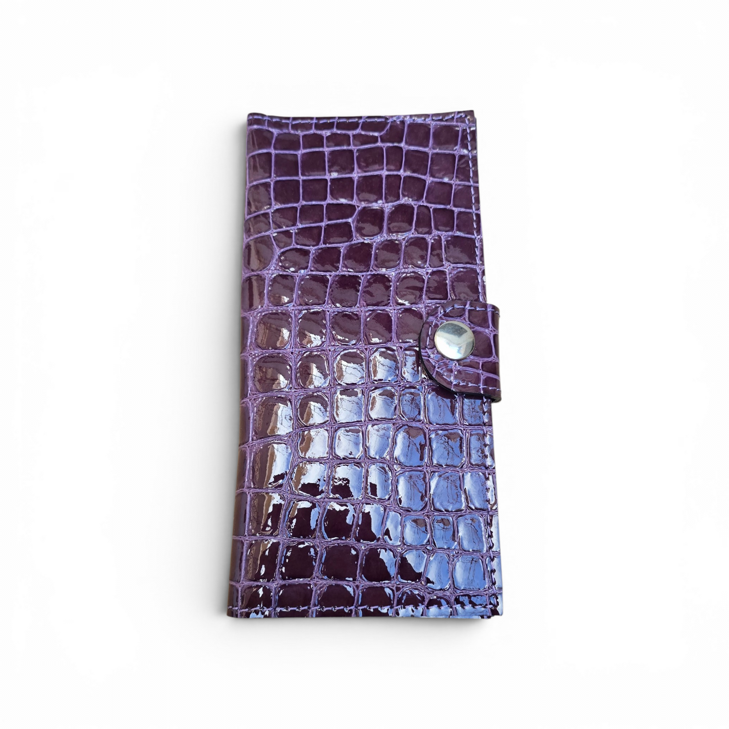Pochette Croco Améthyste