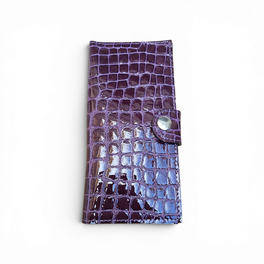 Pochette Croco Améthyste
