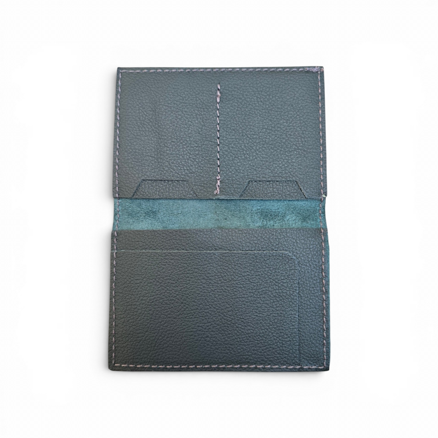 Porte-cartes Cuir Ardoise