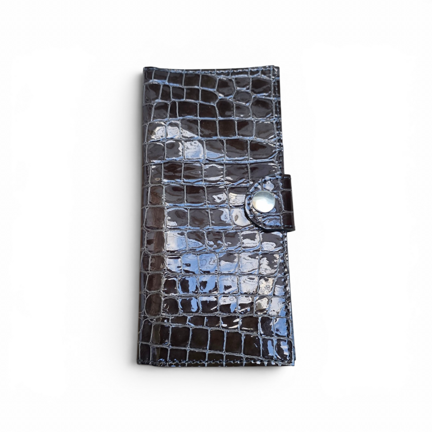 Pochette Croco Encre