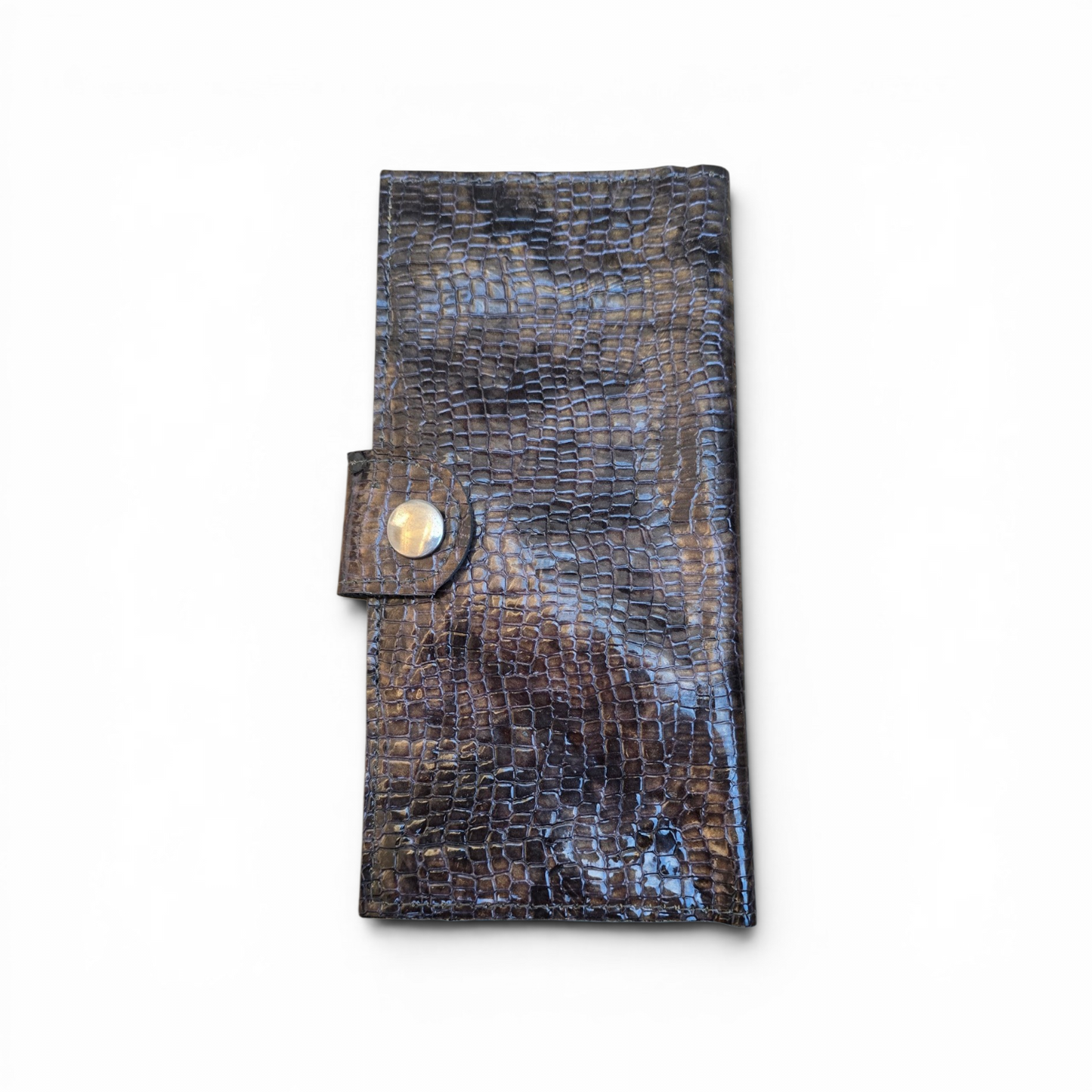 Pochette Croco Bronze
