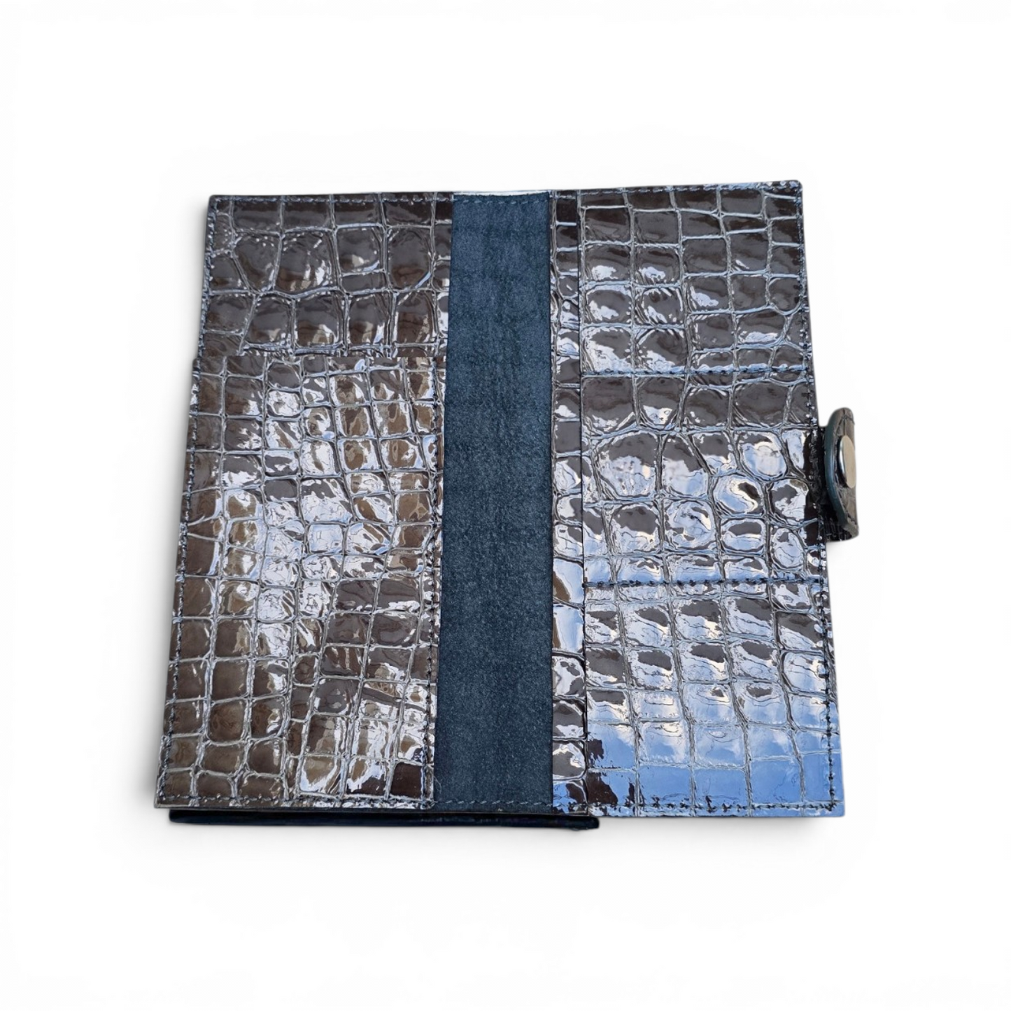 Pochette Croco Encre