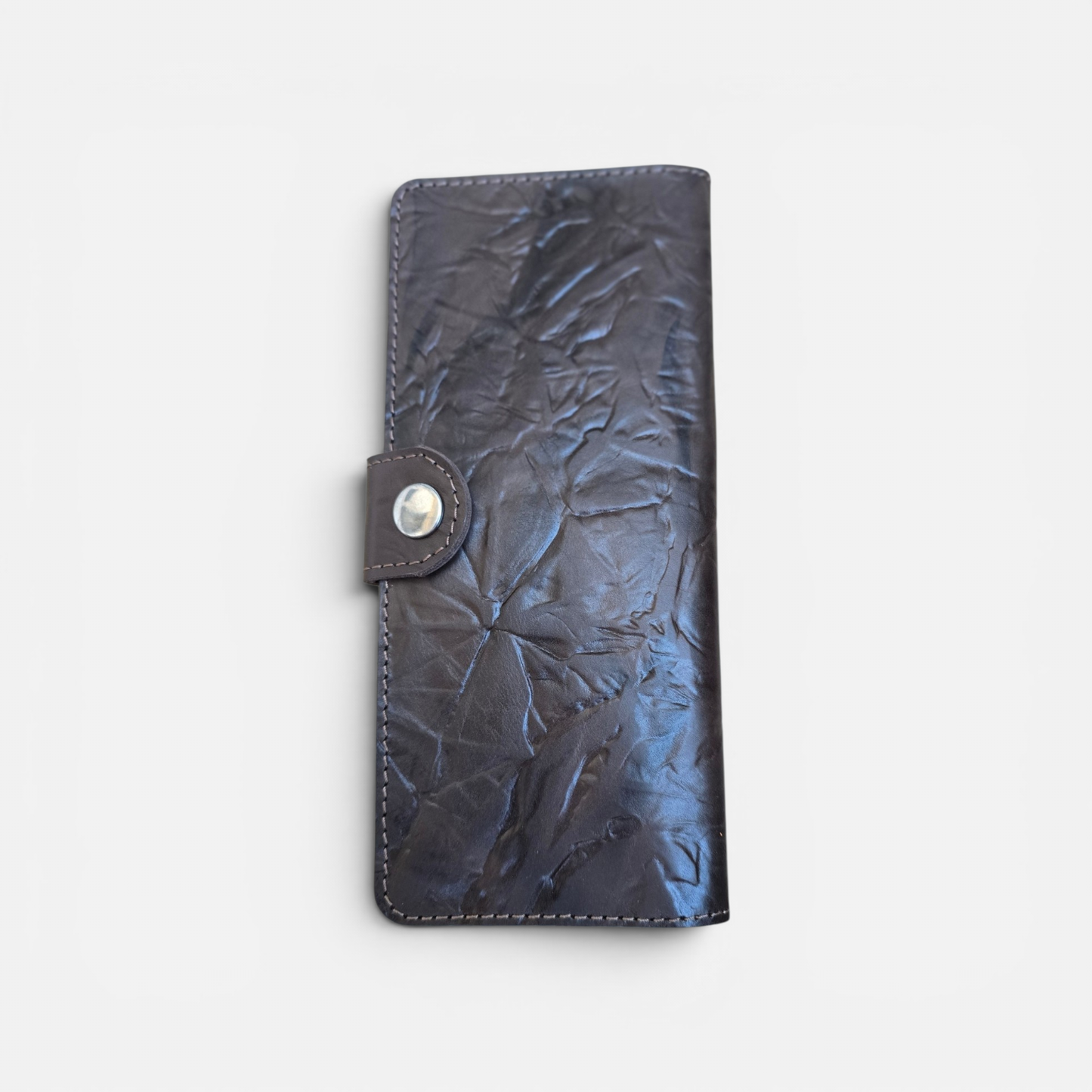 Pochette Froissé Marron