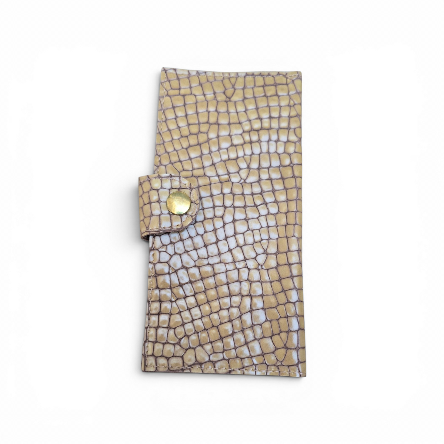 Pochette Croco Sable