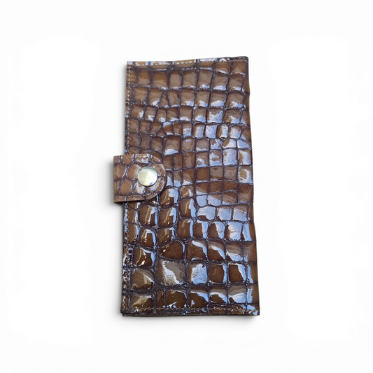 Pochette Croco Moka