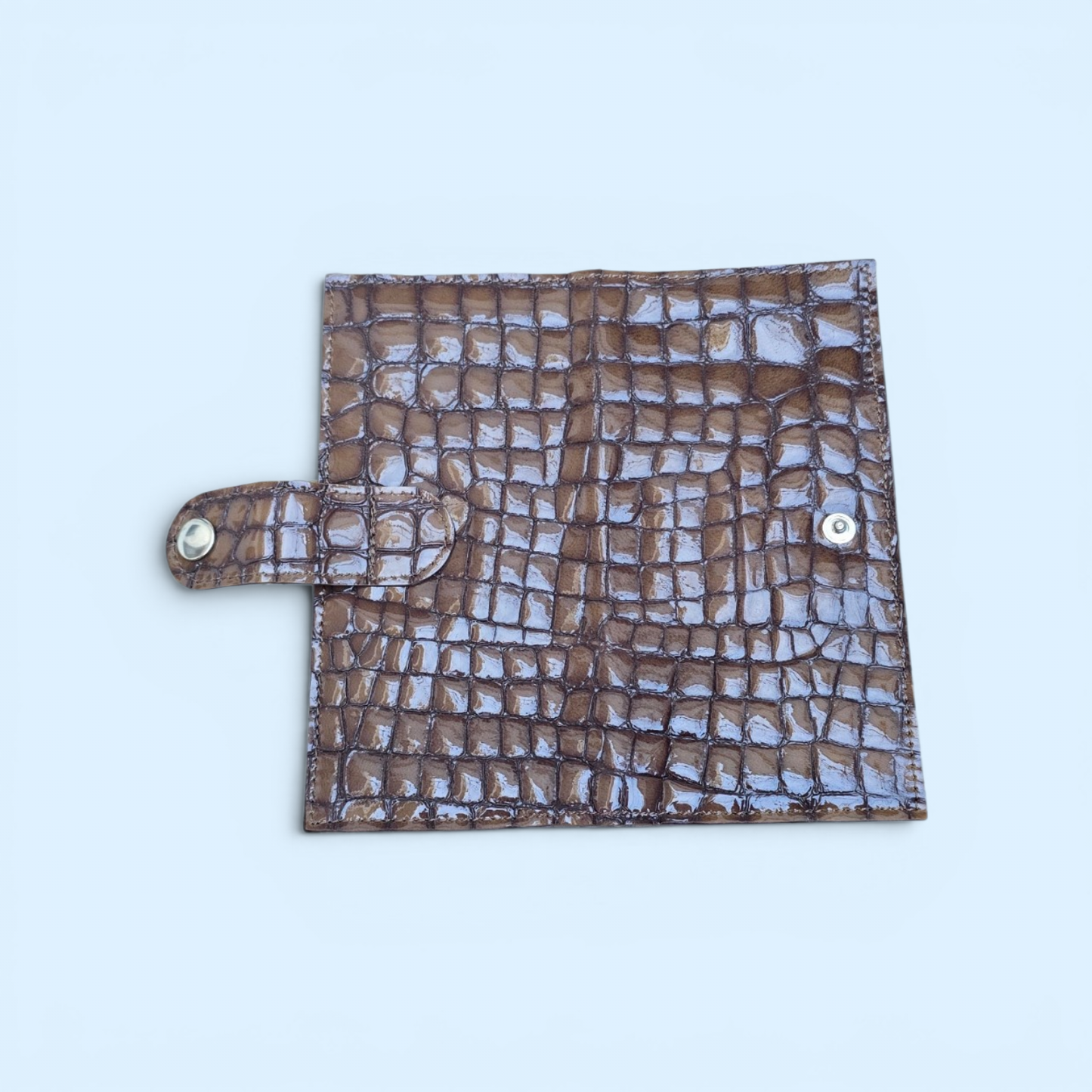 Pochette Croco Moka