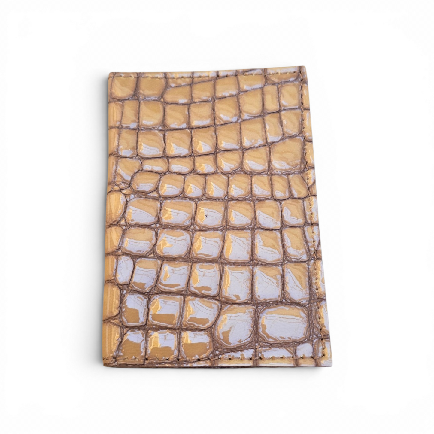 Porte-cartes Croco Sable