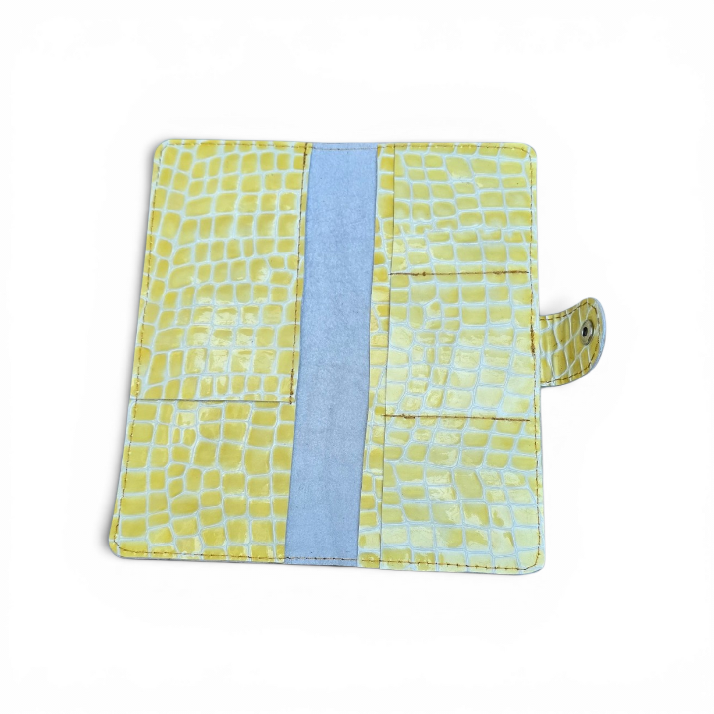 Pochette Croco Jaune