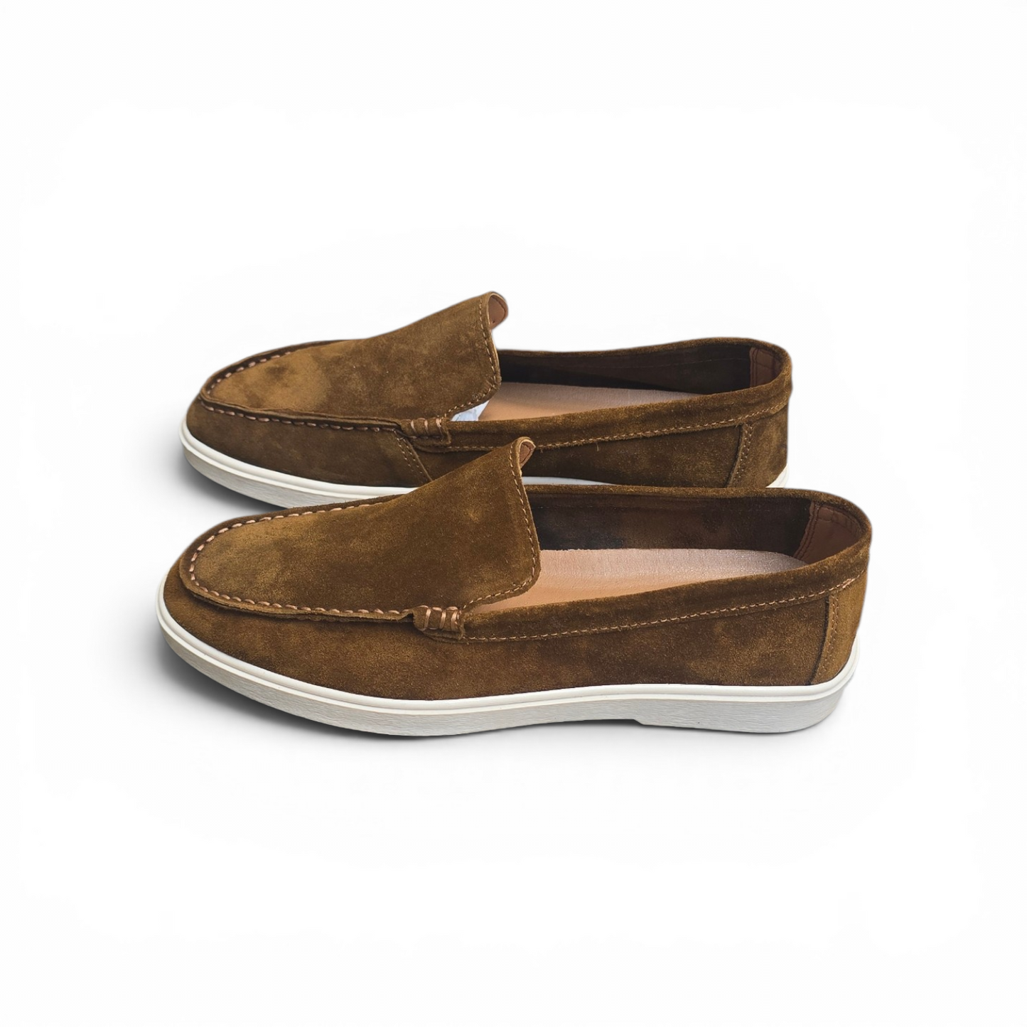 Loafers Tobacco Cuir Daim