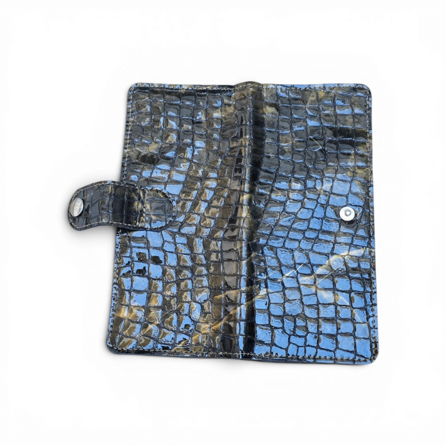 Pochette Croco Kaki