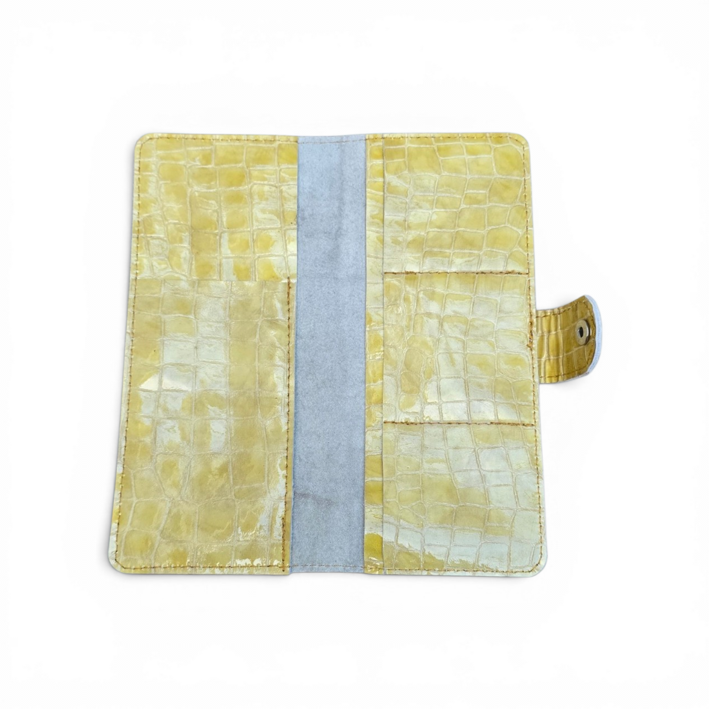 Pochette Croco Safran